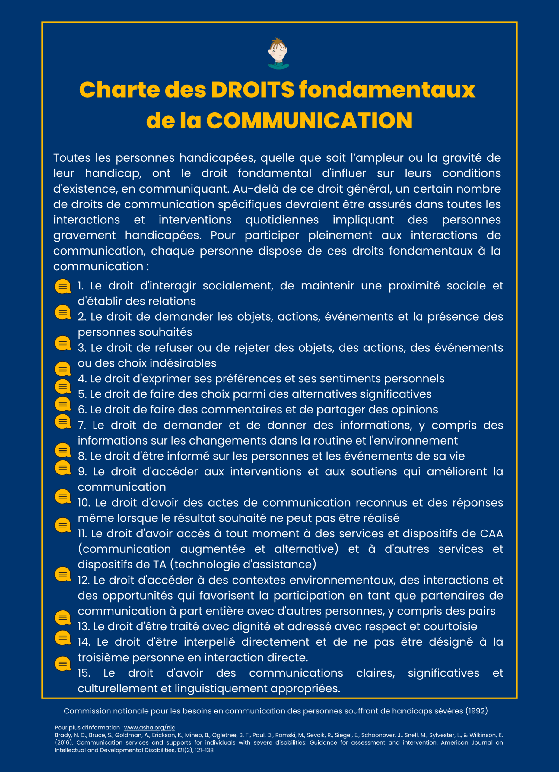 Charte des droits fondamentaux à la communication