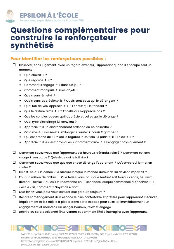 Epsilon à l'école Couverture_Grille de fidelité_enseignement-explicite