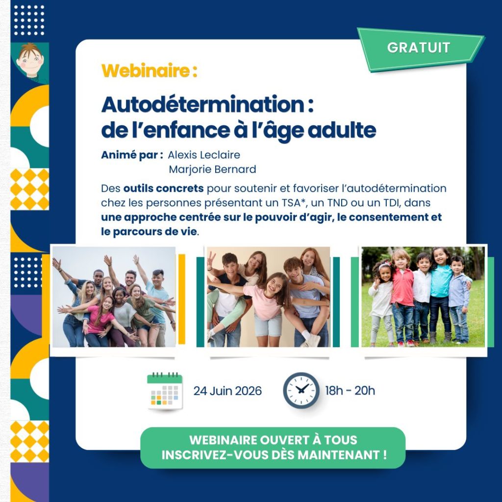 Wbeinaire gratuit Webinaire Autodétermination